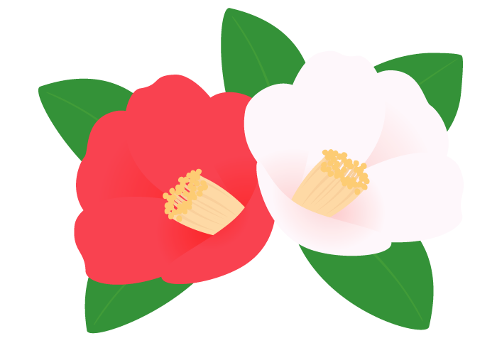 ツバキ 椿 の花 無料のフリーイラスト素材集