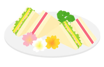 サンドイッチの検索結果 イラスト緑花 Ryokka
