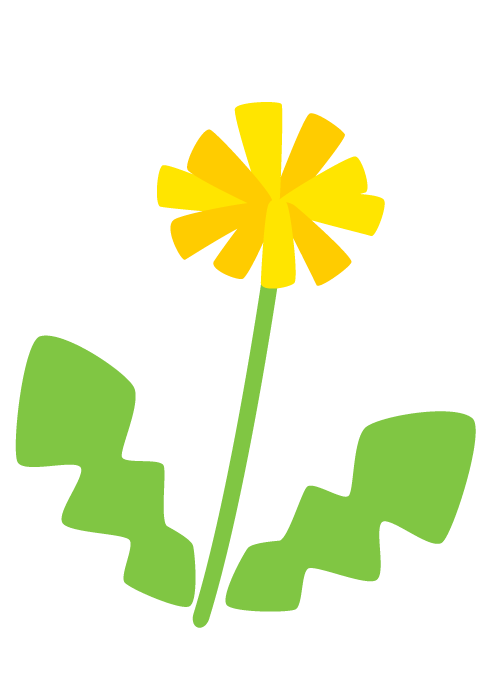 タンポポ 蒲公英 の花 かわいい無料のフリーイラスト素材集