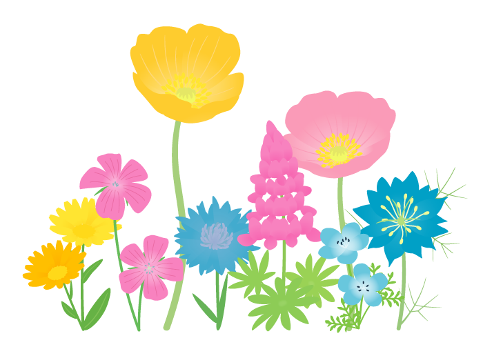 春の 花 イラスト
