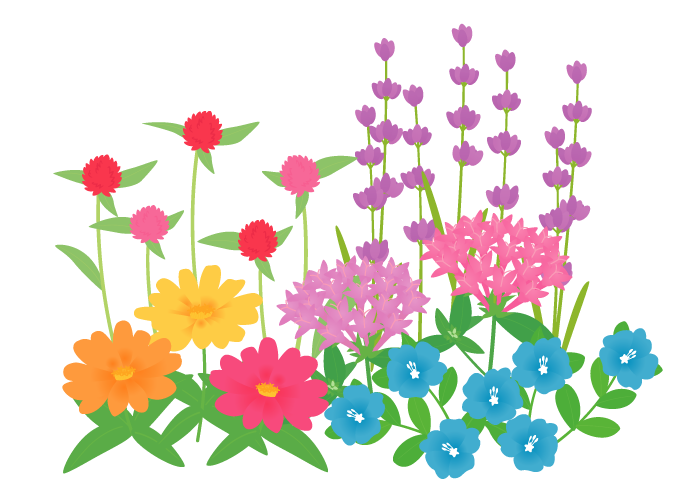 花壇の花 高品質な無料のフリーイラスト素材集