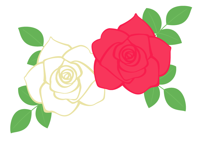 バラ 薔薇 の花 無料のフリーイラスト素材集