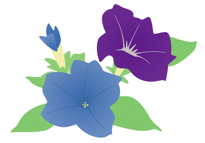 ペチュニアの花 かわいい無料のフリーイラスト素材集