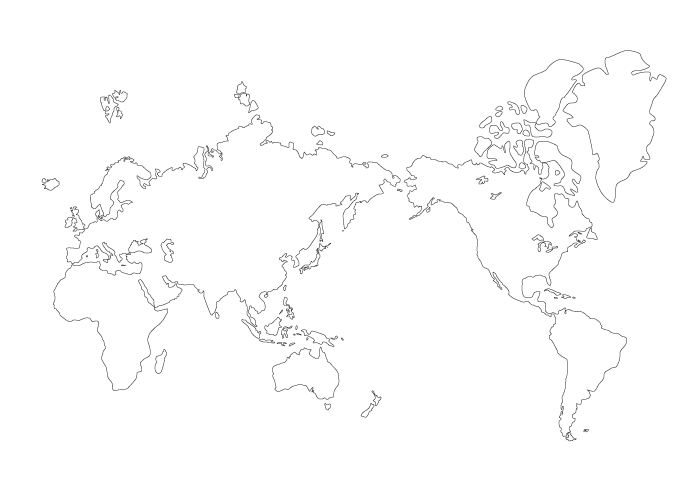 世界地図 無料のフリーイラスト素材集