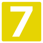 数字ロゴ「7」