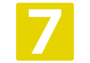 数字ロゴ「7」