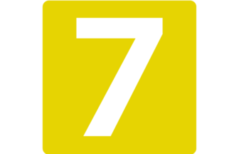 数字ロゴ「7」