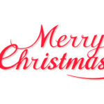 クリスマス「Merry Christmas」のカリグラフィー文字