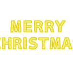 クリスマス「Merry Chritstmas」の飾り文字