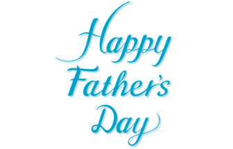 父の日「Happy father's day」のカリグラフィー文字