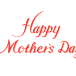 母の日「Happy mother's day」のカリグラフィー文字