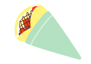 クレープ（イチゴ）
