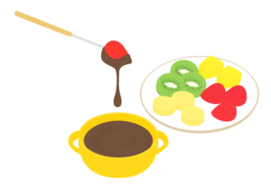 チョコレートフォンデュ