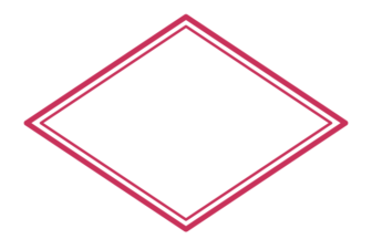 菱形フレーム（二重線枠）