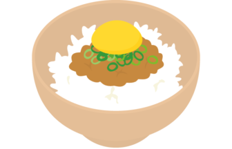 ナットウ（納豆）・生卵