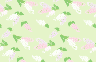 花柄背景（ライラック柄）