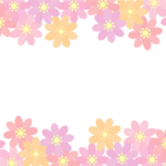 上下枠（花装飾）