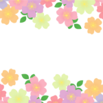 上下枠（バラ装飾）