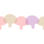 キノコ形の分割枠（一文字フレーム）