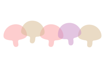 キノコ形の分割枠（一文字フレーム）