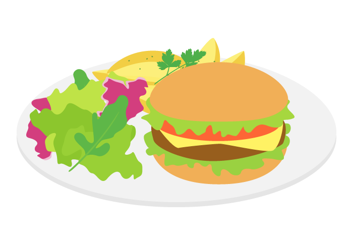 ハンバーガーセット