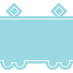 電車形フレーム（塗りつぶし枠）