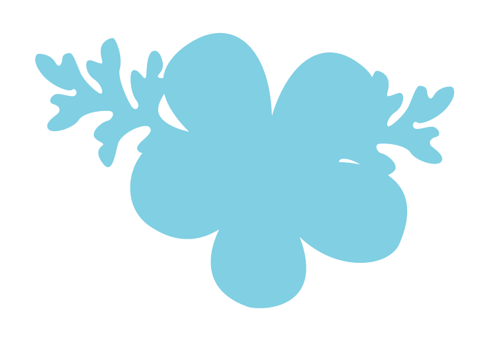 シルエットデザイン（ネモフィラ）