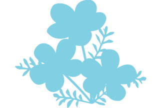 シルエットデザイン（ネモフィラ）