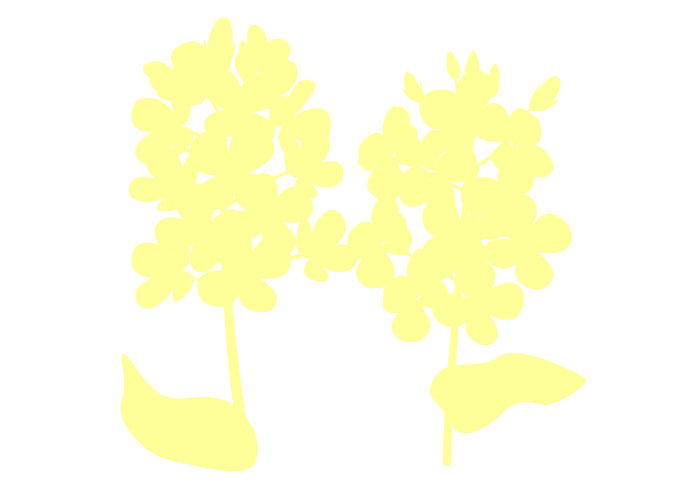 シルエットデザイン（ナノハナ）