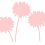 シルエットデザイン（ガーベラ）