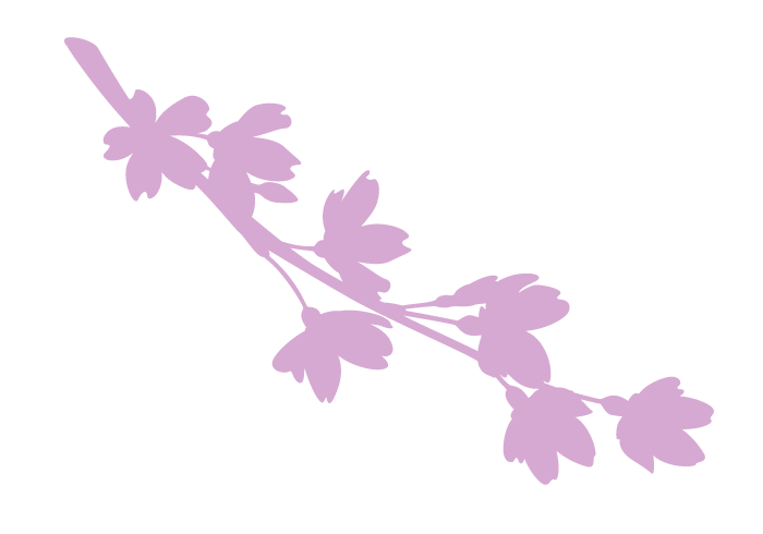 シルエットデザイン（サクラ）