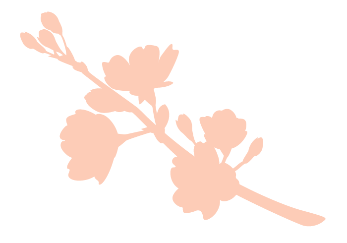 シルエットデザイン（サクラ）