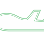 飛行機形フレーム（二重線枠）