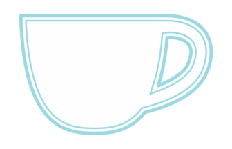 カップ形フレーム（二重線枠）