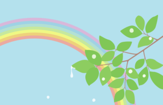 七十二候の虹始見