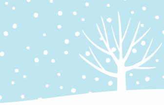 
二十四節気の大寒（雪原）
