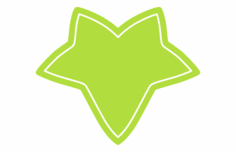 アイビー形フレーム（塗りつぶし枠）