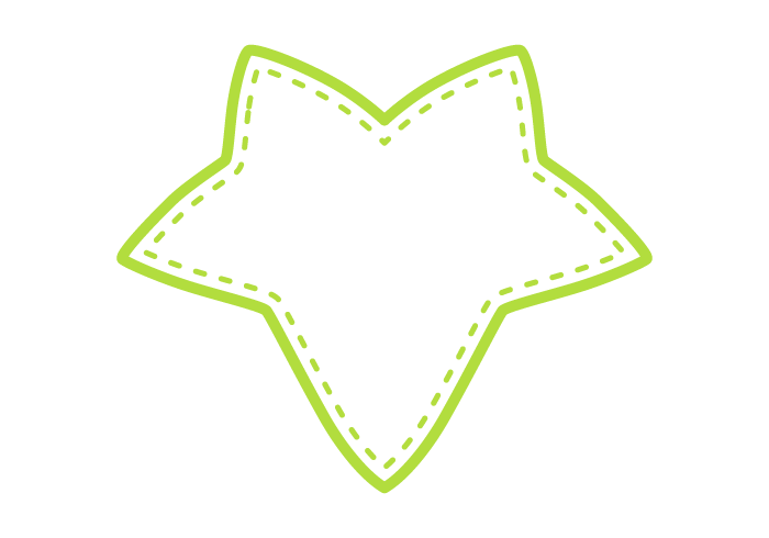 アイビー形フレーム（ステッチ線枠）