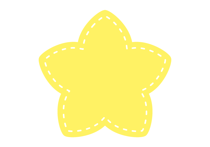 クリスマスローズ形フレーム（塗りつぶし枠）