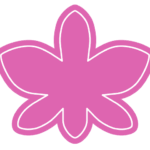 デンファレ形フレーム（塗りつぶし枠）