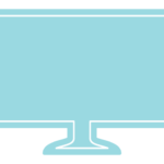 パソコン形フレーム（塗りつぶし枠）