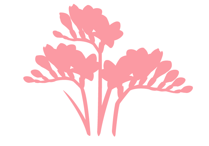 シルエットデザイン（フリージア）