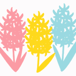 シルエットデザイン（ヒヤシンス）