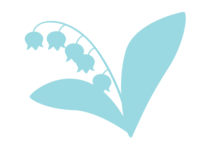 シルエットデザイン（スズラン）