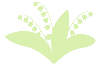 シルエットデザイン（スズラン）