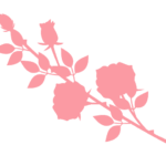 シルエットデザイン（バラ）