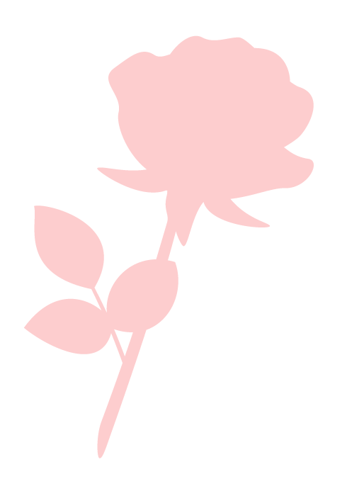 シルエットデザイン（バラ）