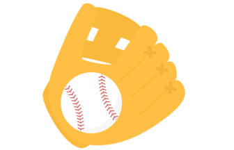 野球ボールとグローブ