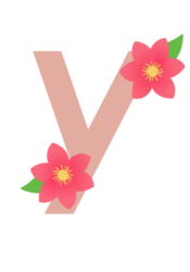 アルファベット「y」
