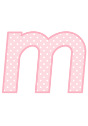 アルファベット「m」